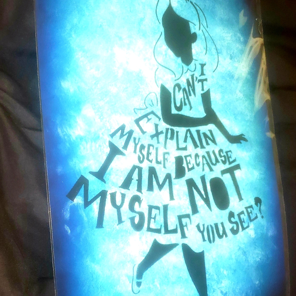 Blue Silhouette Art Print